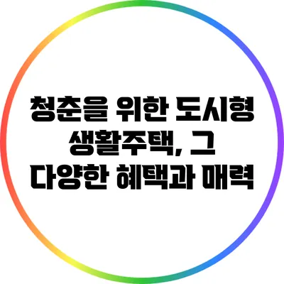 청춘을 위한 도시형 생활주택, 그 다양한 혜택과 매력